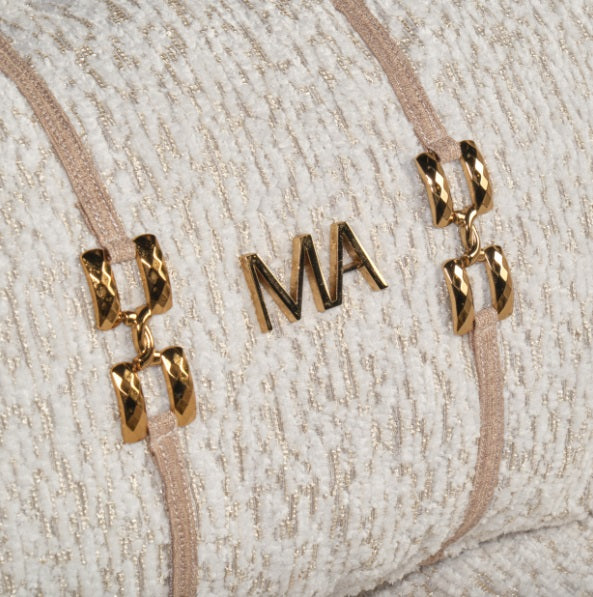 AICO Furniture Savannah Breeze Standard Sofa Cashmere in Bright Gold - Furniture Now (CA)