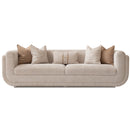 AICO Furniture Savannah Breeze Mansion Sofa Cashmere in Bright Gold - Furniture Now (CA)