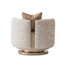 AICO Furniture Savannah Breeze Swivel Chair Cashmere in Bright Gold - Furniture Now (CA)