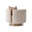 AICO Furniture Savannah Breeze Swivel Chair Cashmere in Bright Gold - Furniture Now (CA)
