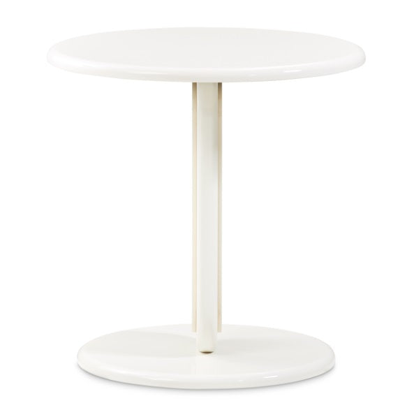 AICO Furniture Sassani End Table in Pearl White/Gold - Furniture Now (CA)