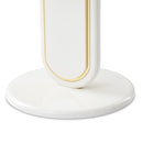 AICO Furniture Sassani Accent Table in Pearl White/Gold - Furniture Now (CA)