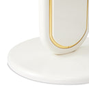 AICO Furniture Sassani Accent Table in Pearl White/Gold - Furniture Now (CA)