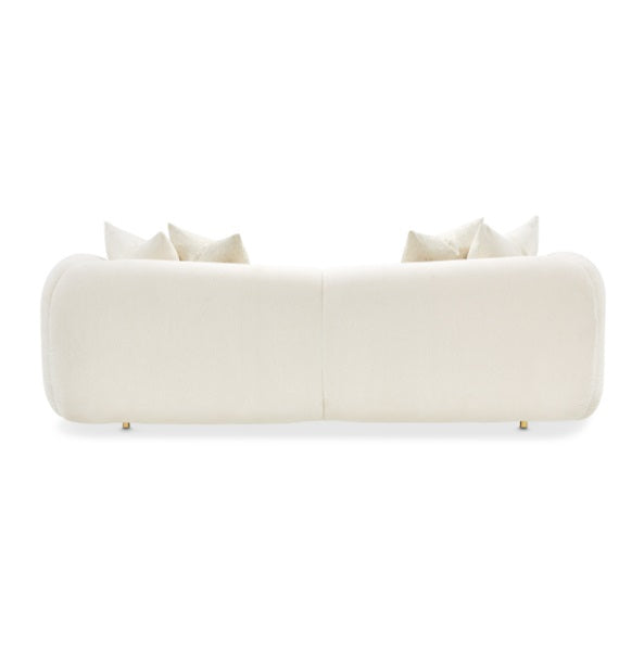 AICO Furniture Sassani Sofa Crepe in Gold - Furniture Now (CA)