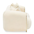 AICO Furniture Sassani Loveseat Crepe in Gold - Furniture Now (CA)