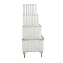 AICO London Place Tiered 6-Drawer Chest in Creamy Pearl - Furniture Now (CA)