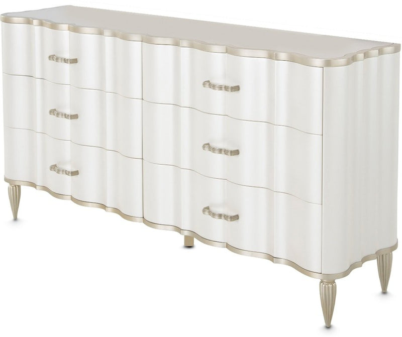 AICO London Place Dresser in Creamy Pearl - Furniture Now (CA)