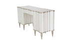 AICO London Place Vanity/Desk in Creamy Pearl - Furniture Now (CA)