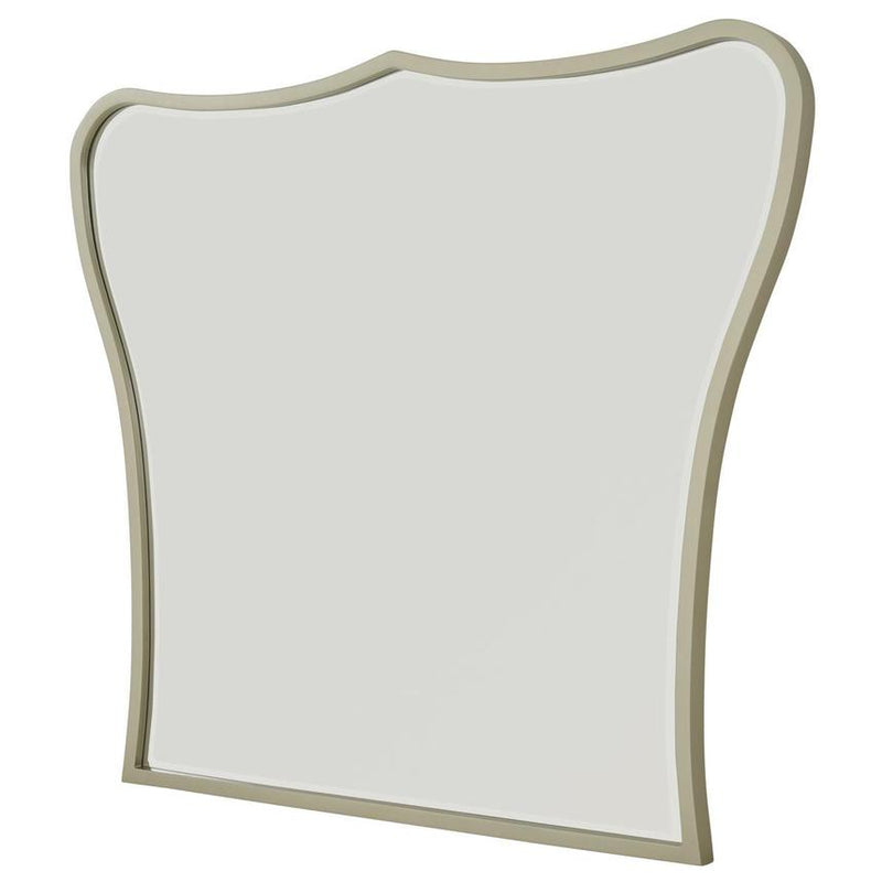 AICO London Place Vanity Mirror in Platinum - Furniture Now (CA)