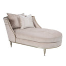 AICO London Place Chaise in Light Champagne - Furniture Now (CA)