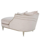 AICO London Place Chaise in Light Champagne - Furniture Now (CA)