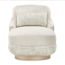 AICO Furniture Aurora Chaise Quarry in Moonlight - Furniture Now (CA)