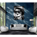 AICO Furniture Noir Chair Marshmallow in Black Nickel - Furniture Now (CA)