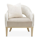 AICO Yvette Accent Chair in Porcini Medium Champagne - Furniture Now (CA)