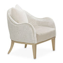 AICO Yvette Accent Chair in Porcini Medium Champagne - Furniture Now (CA)