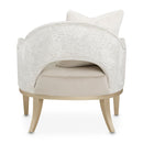 AICO Yvette Accent Chair in Porcini Medium Champagne - Furniture Now (CA)