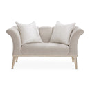 AICO Yvette Chair and A Half in Porcini Medium Champagne - Furniture Now (CA)