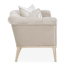 AICO Yvette Chair and A Half in Porcini Medium Champagne - Furniture Now (CA)