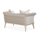 AICO Yvette Chair and A Half in Porcini Medium Champagne - Furniture Now (CA)