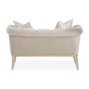 AICO Yvette Chair and A Half in Porcini Medium Champagne - Furniture Now (CA)