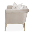 AICO Yvette Chair and A Half in Porcini Medium Champagne - Furniture Now (CA)