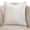 AICO Yvette Chair and A Half in Porcini Medium Champagne - Furniture Now (CA)