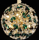 AICO Furniture Lighting Emerald Bouquet 10 Light Round Chandelier image