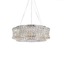 AICO Furniture Lighting Galaxy Medium Round LED Chandelier in Chrome image