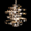 AICO Furniture Lighting Hemispheres 8 Light Chandelier in Silver - Furniture Now (CA)