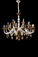 Aico Lighting Rundale 28 Light Chandelier in Clear and Chrome - Furniture Now (CA)