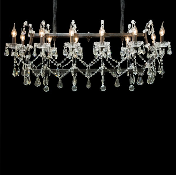 AICO Furniture Lighting Gloucester 12 Light Chandelier - Furniture Now (CA)