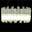 AICO Furniture Lighting Octavious 8 Light Chandelier in Clear image
