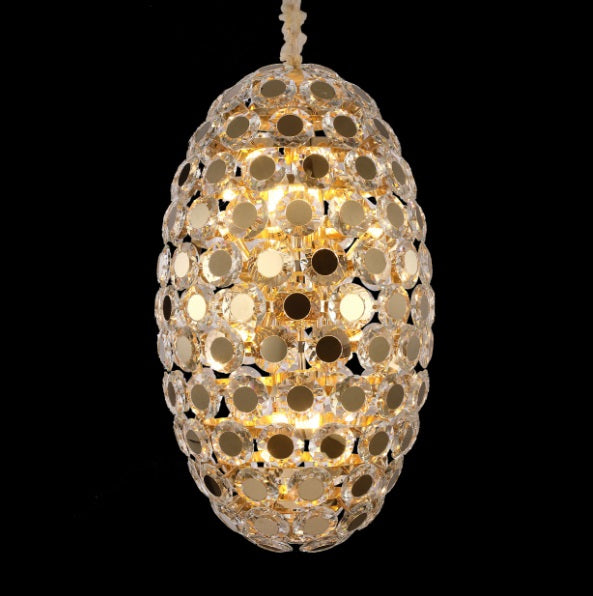 AICO Furniture Lighting Pendant 14 Light Chandelier in Gold - Furniture Now (CA)