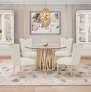 AICO Furniture Lighting Pendant 14 Light Chandelier in Gold - Furniture Now (CA)