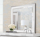 AICO Marquee Wall Mirror in Cloud White - Furniture Now (CA)