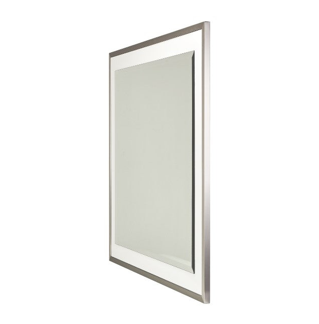 AICO Marquee Wall Mirror in Cloud White - Furniture Now (CA)