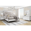 AICO Marquee Wall Mirror in Cloud White - Furniture Now (CA)