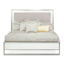 AICO Marquee Cal King Panel Bed in Cloud White - Furniture Now (CA)