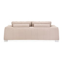 AICO Furniture Mia Bella Bergamo Sofa in Stainless Steel - Furniture Now (CA)