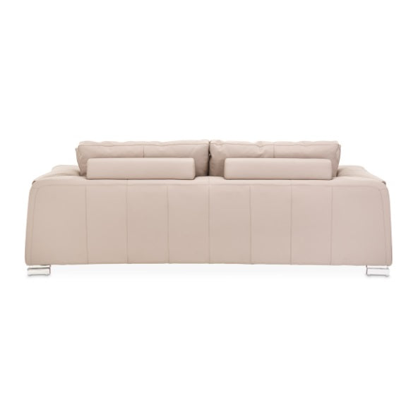 AICO Furniture Mia Bella Bergamo Sofa in Stainless Steel - Furniture Now (CA)