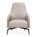 AICO Furniture Mia Bella Bergamo Accent Chair in Stainless Steel - Furniture Now (CA)