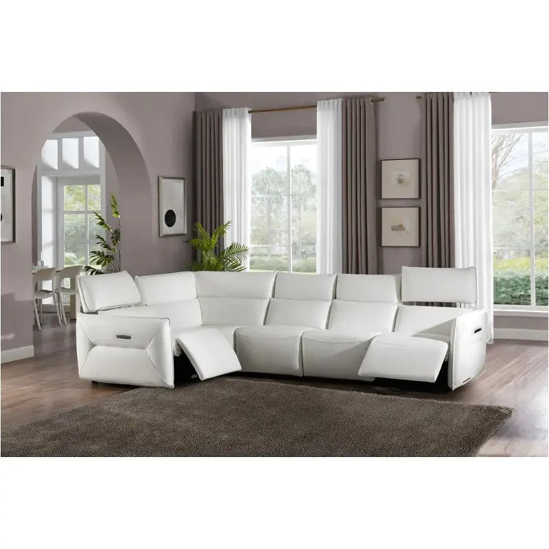 AICO Furniture Verona Armless Chair-Snow in White - Furniture Now (CA)