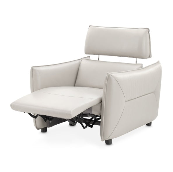 AICO Furniture Verona Matching Chair in Light Gray - Furniture Now (CA)