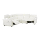 AICO Furniture Verona Corner Wedge in Snow White - Furniture Now (CA)