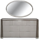 Aico Furniture N9006050-260-220 Storage Console- Dresser w/Mirror 2 pc Roxbury Park - Furniture Now (CA)