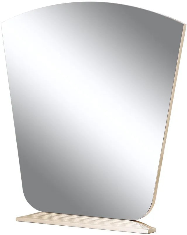 AICO Malibu Crest Vanity Mirror in Chardonnay - Furniture Now (CA)