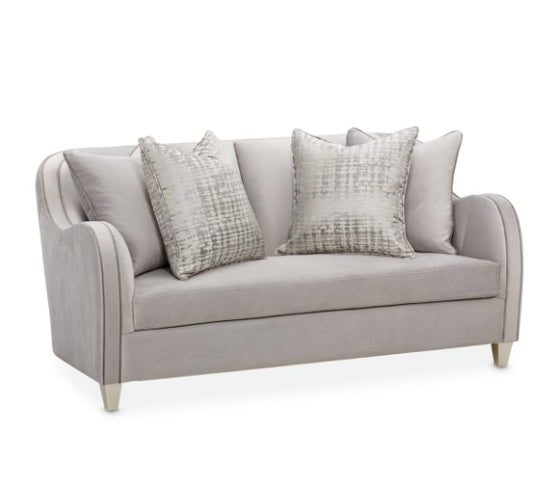 AICO Furniture Roxbury Park Loveseat in Slate - Furniture Now (CA)