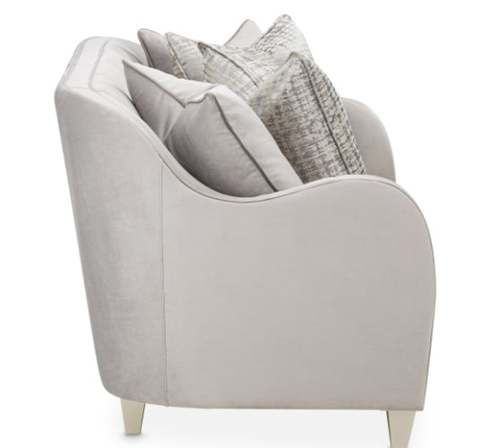 AICO Furniture Roxbury Park Loveseat in Slate - Furniture Now (CA)