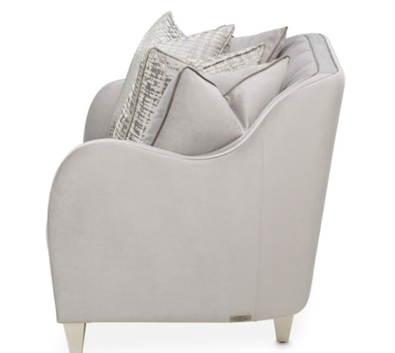 AICO Furniture Roxbury Park Loveseat in Slate - Furniture Now (CA)