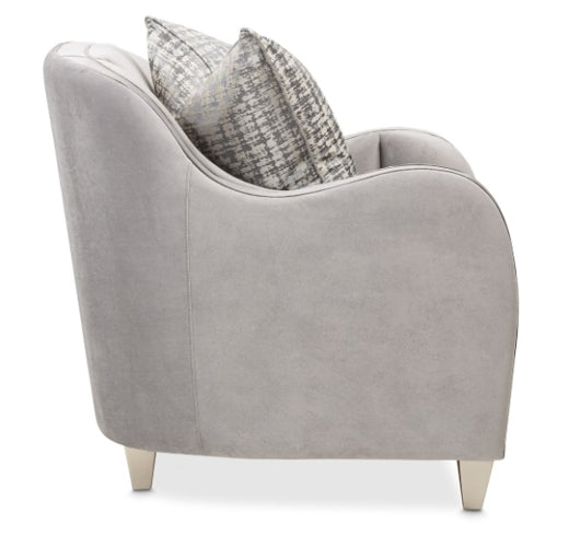 AICO Furniture Roxbury Park Matching Chair in Slate - Furniture Now (CA)